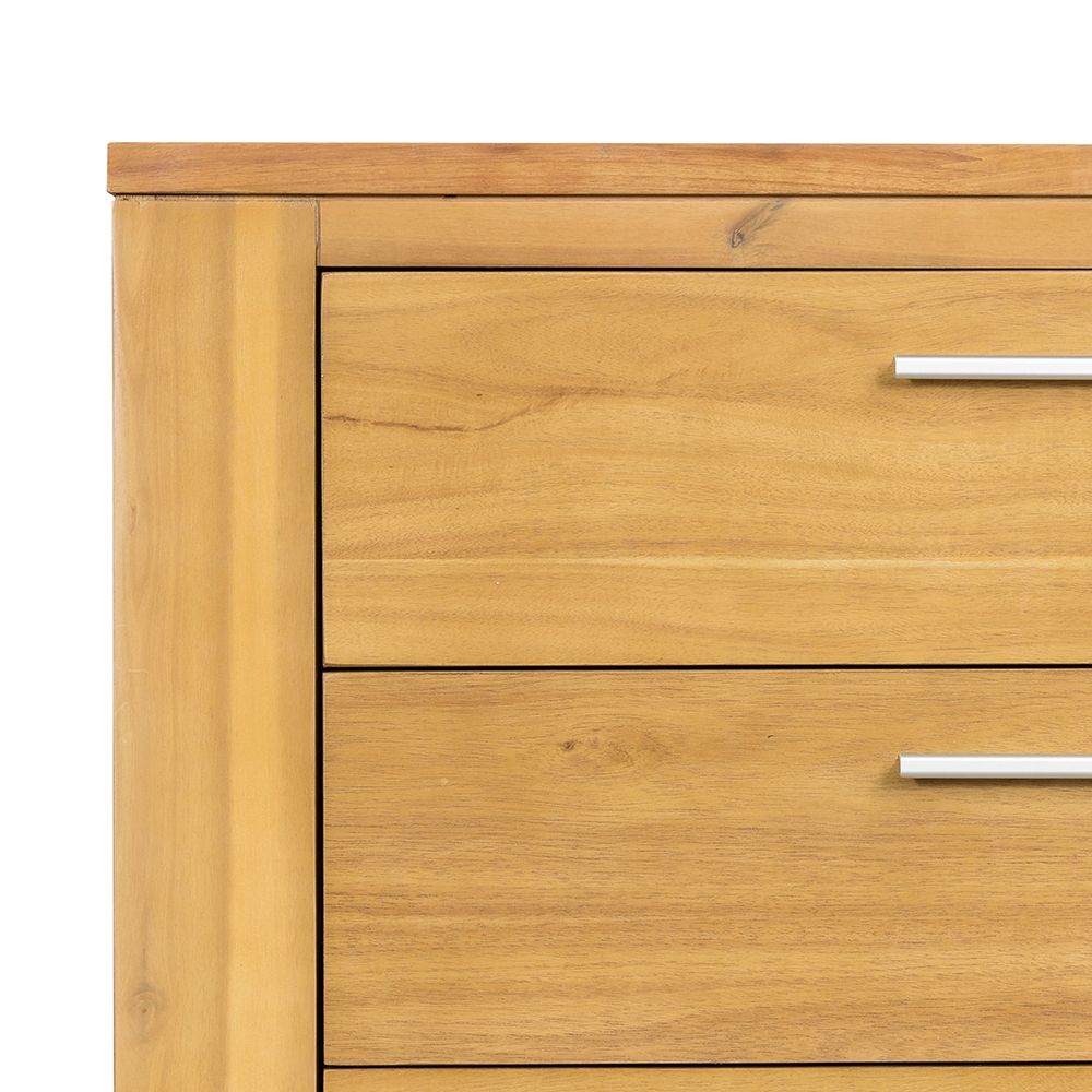 5 Drawer Dresser - Natural Wood / Brown by Unique Piece Furniture