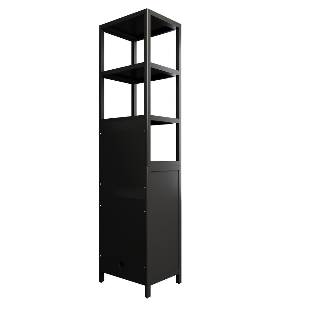 Storage Cabinet With Tall Tower, Multifunctional For Bathroom by Unique Piece Furniture