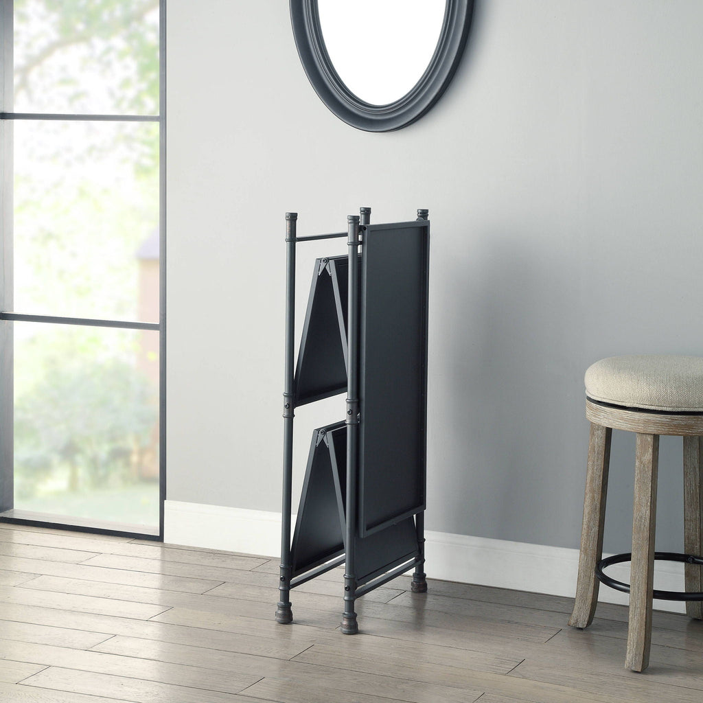 Cordelia - Hand-Brushed Console Table - Black / Bronze by Unique Piece Furniture