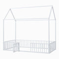 Metal House Bed With Fence And Door by Unique Piece Furniture