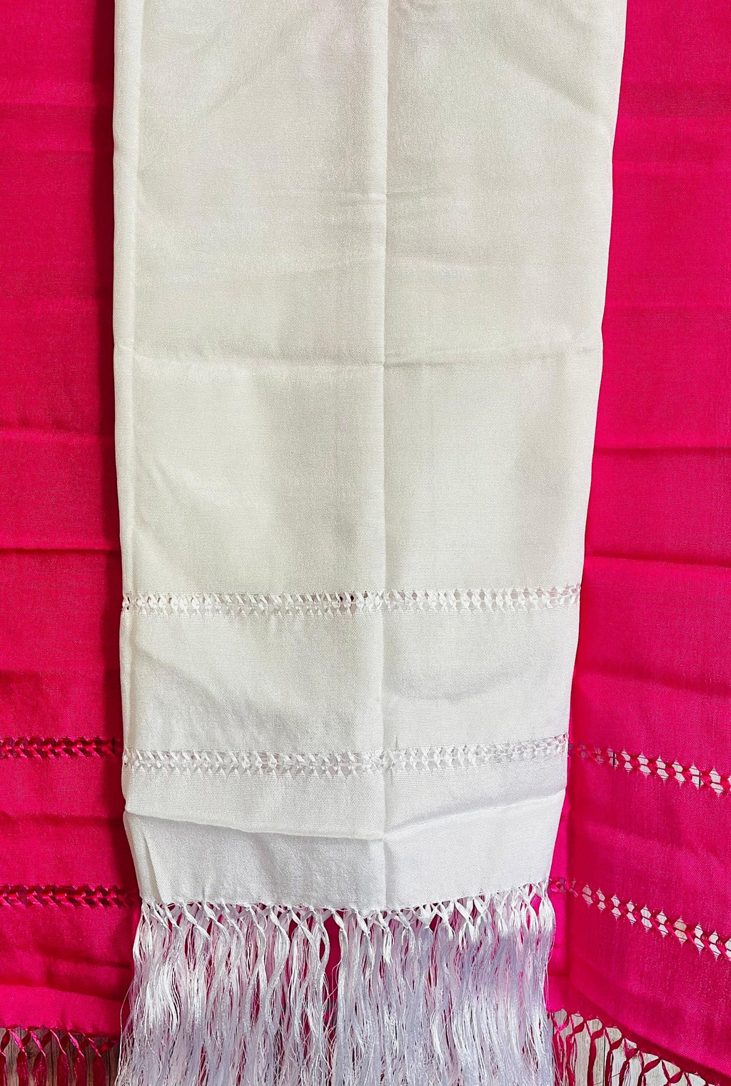 Authentic Mexican Silk Wrap Shawl Reboso Mexicano De Artiseda by Chica Mexico