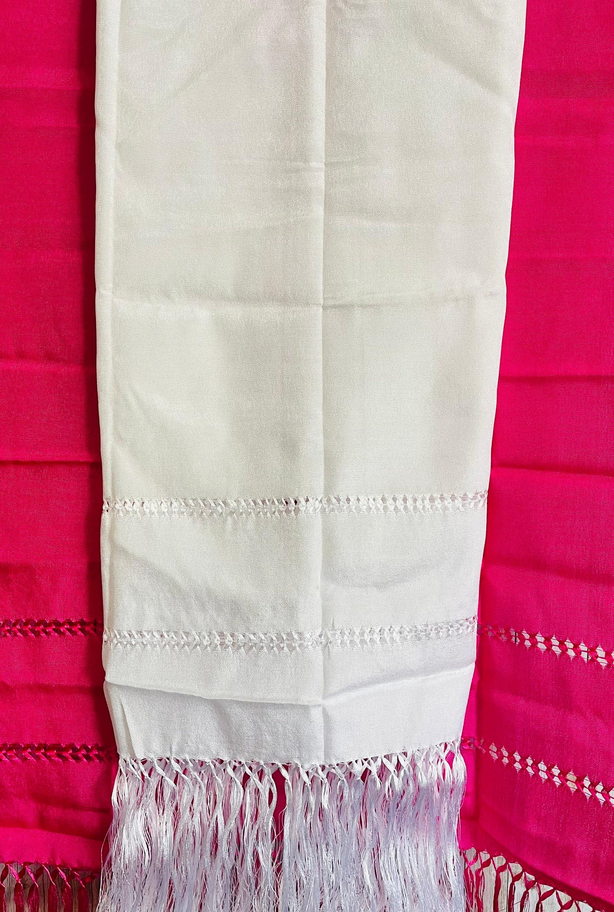 Authentic Mexican Silk Wrap Shawl Reboso Mexicano De Artiseda by Chica Mexico