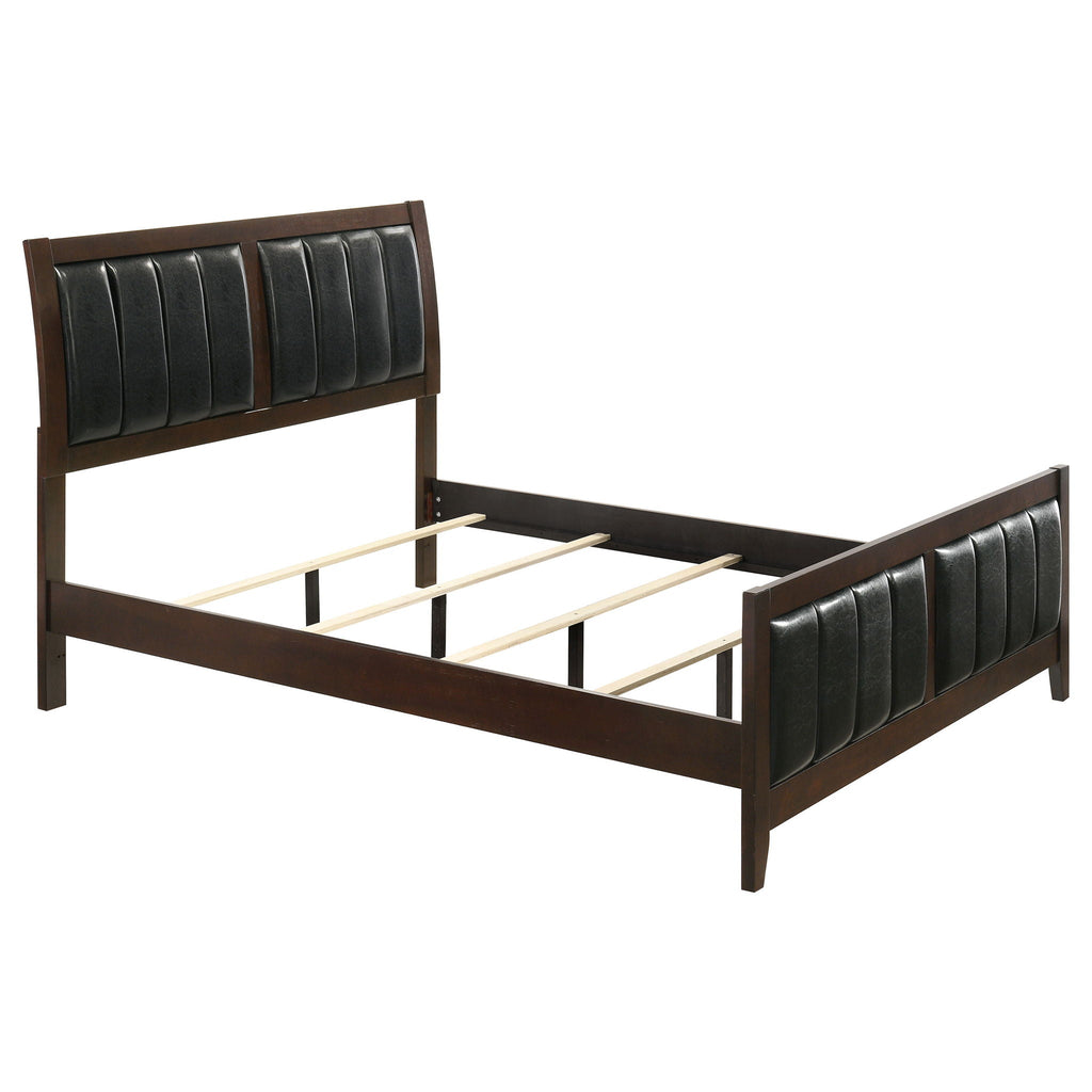 Carlton 5-piece Queen Bedroom Set Cappuccino by Unique Piece Furniture
