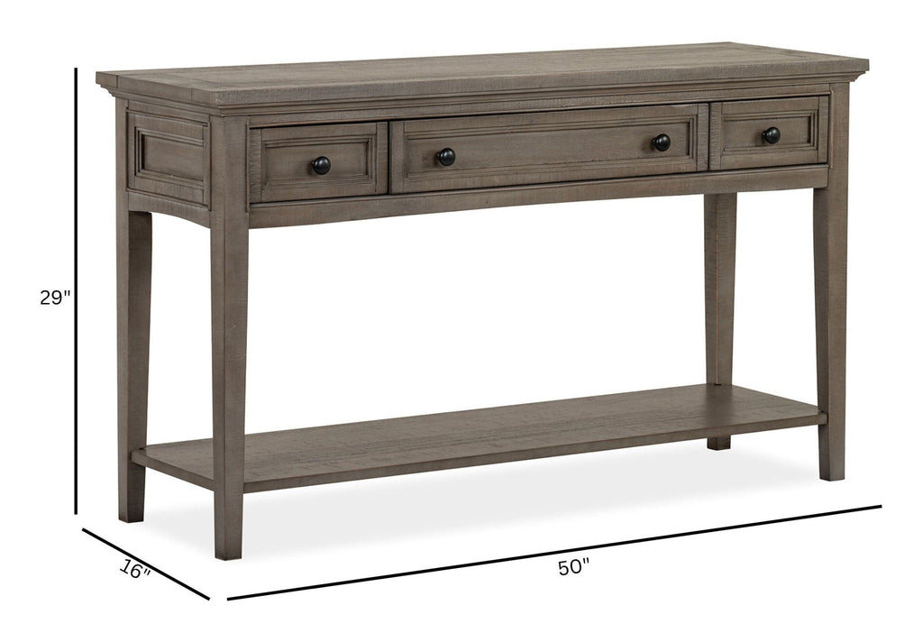 Paxton Place - Rectangular Sofa Table - Dovetail Gray by Unique Piece Furniture