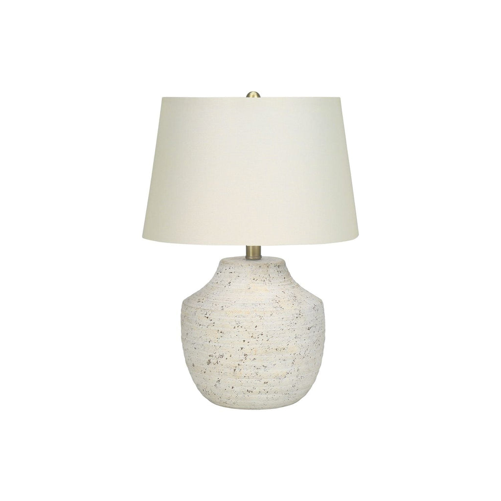 Modern Lighting, Table Lamp, Concrete - Cream by Unique Piece Furniture
