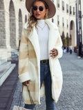 Plaid Button Down Coat with Pockets by Wild and Free Boutique