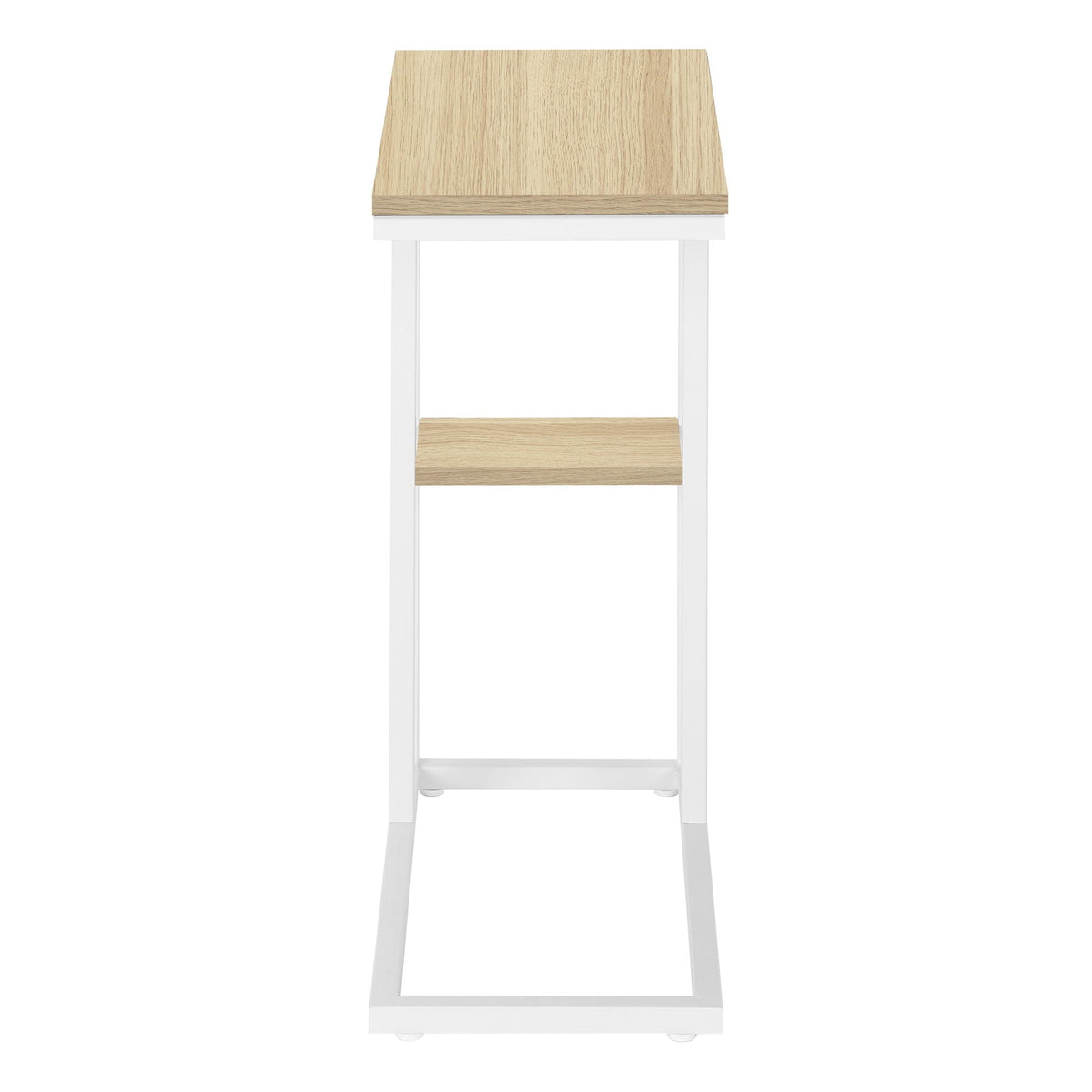 Accent Table, C - Shaped, Marble Look Contemporary & Modern Convenient Design by Unique Piece Furniture