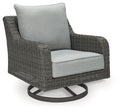 Elite Park - Swivel Lounge w/ Cushion - Gray by Unique Piece Furniture