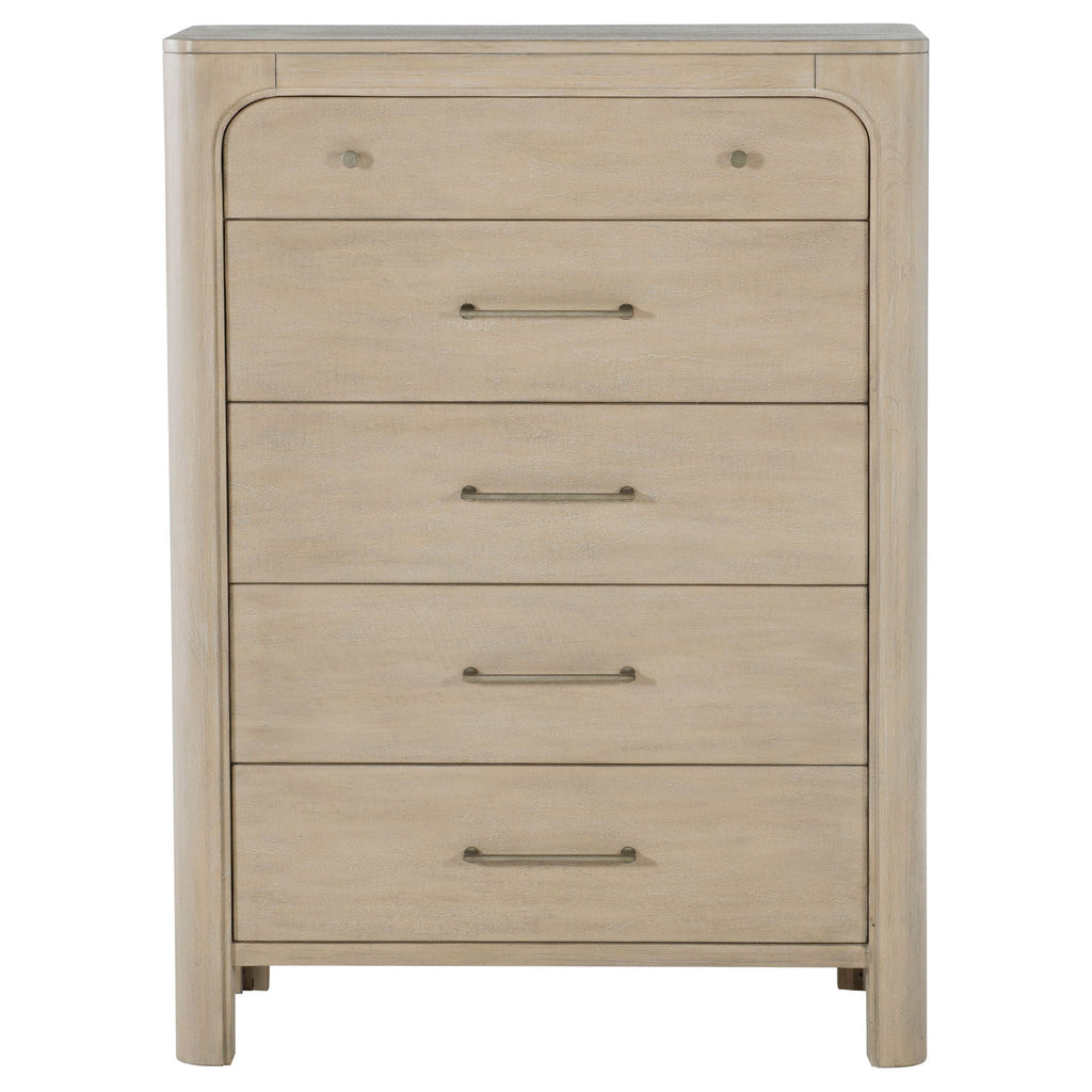 Solano 5-drawer Bedroom Chest of Drawers Weathered Mango by Unique Piece Furniture