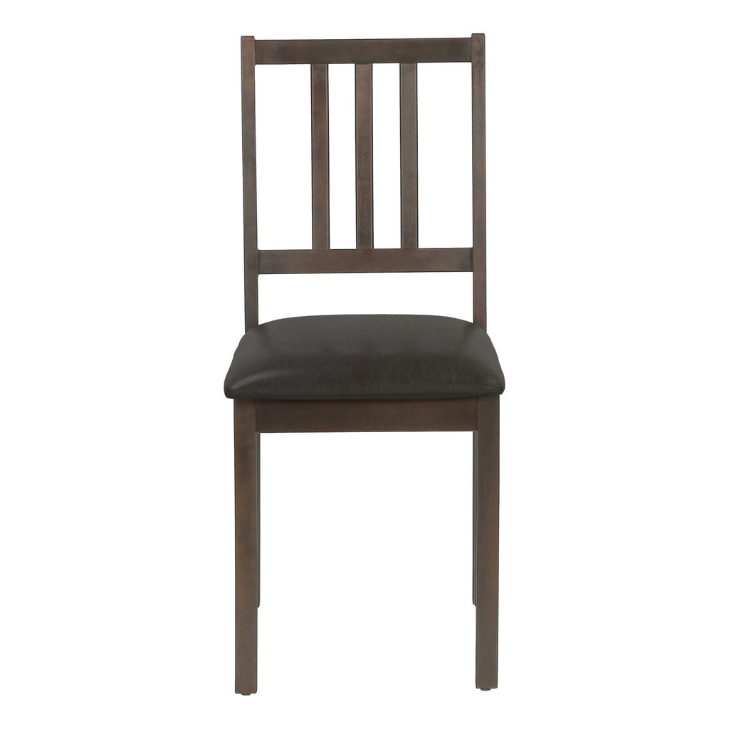 Dining Chair, Side, Upholstered For Dining Room, Transitional (Set of 2) - Brown by Unique Piece Furniture