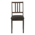 Dining Chair, Side, Upholstered For Dining Room, Transitional (Set of 2) - Brown by Unique Piece Furniture