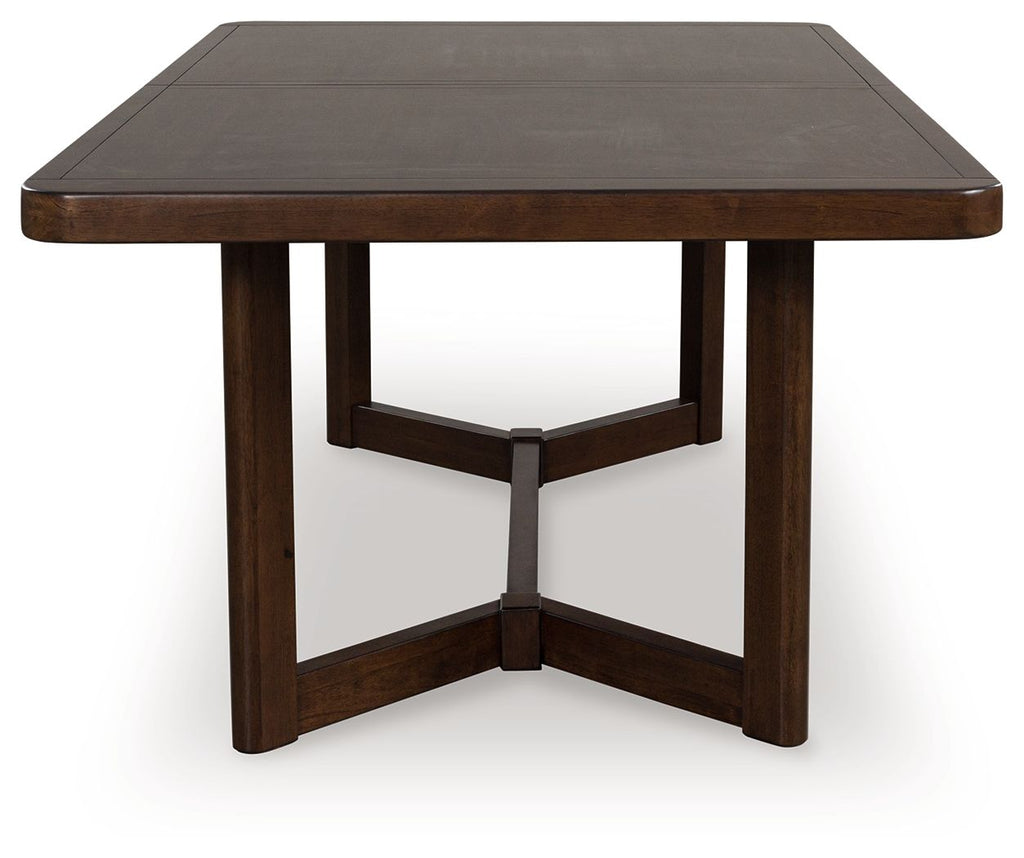 Dilenno - Rectangular Dining Room Extension Table - Dark Brown by Unique Piece Furniture