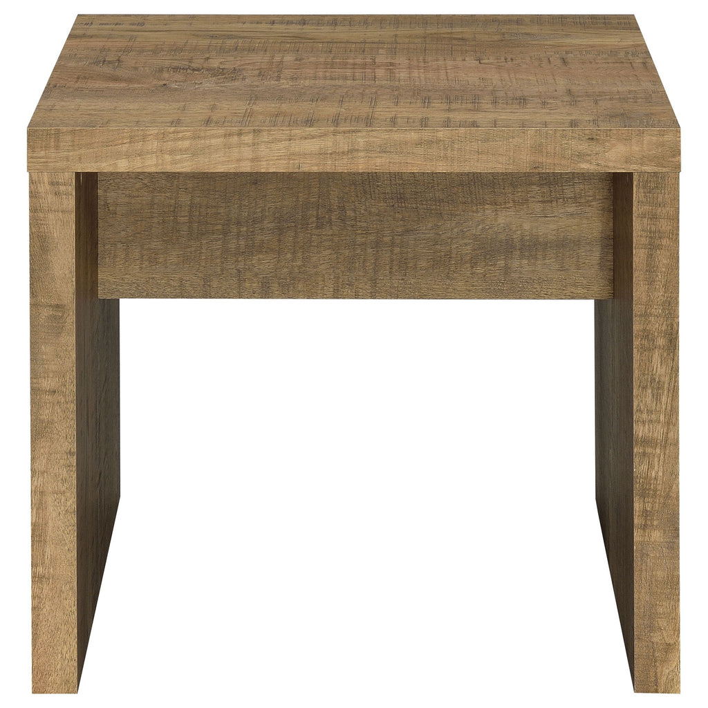Lynette Square Engineered Wood End Table Mango by Unique Piece Furniture