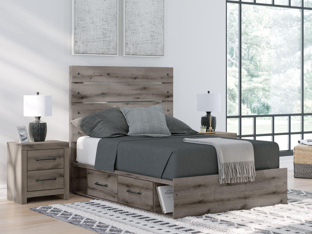 Graystorm - Panel Bed With Storage by Unique Piece Furniture