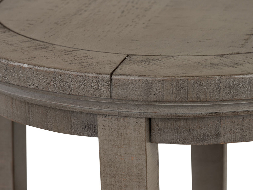 Paxton Place - Round Accent End Table - Dovetail Gray by Unique Piece Furniture