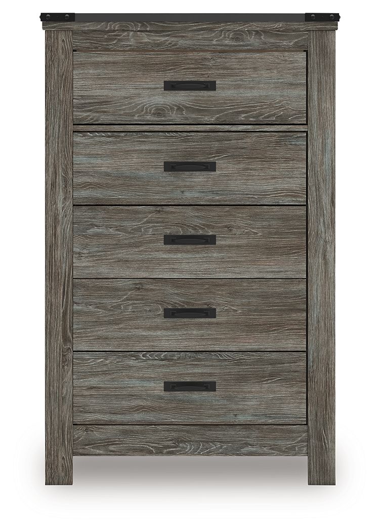 Frandern - Five Drawer Chest - Gray by Unique Piece Furniture