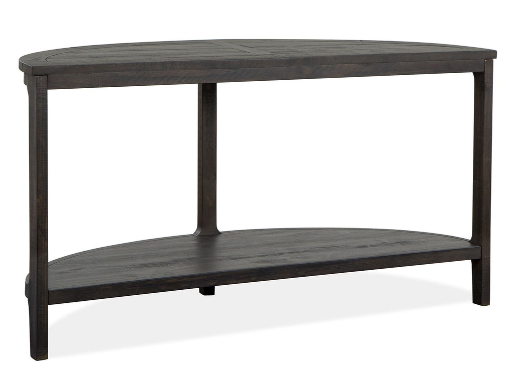Boswell - Demilune Sofa Table - Peppercorn by Unique Piece Furniture