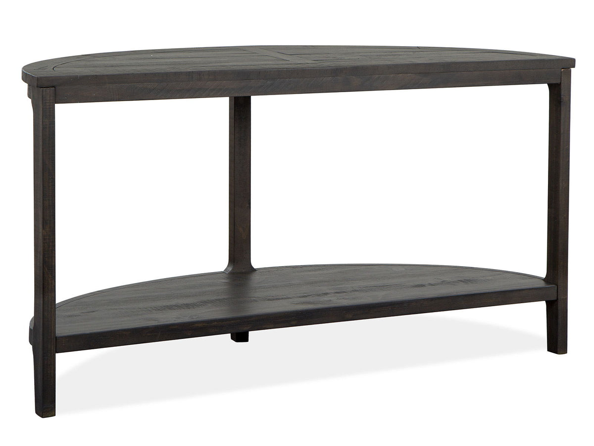 Boswell - Demilune Sofa Table - Peppercorn by Unique Piece Furniture