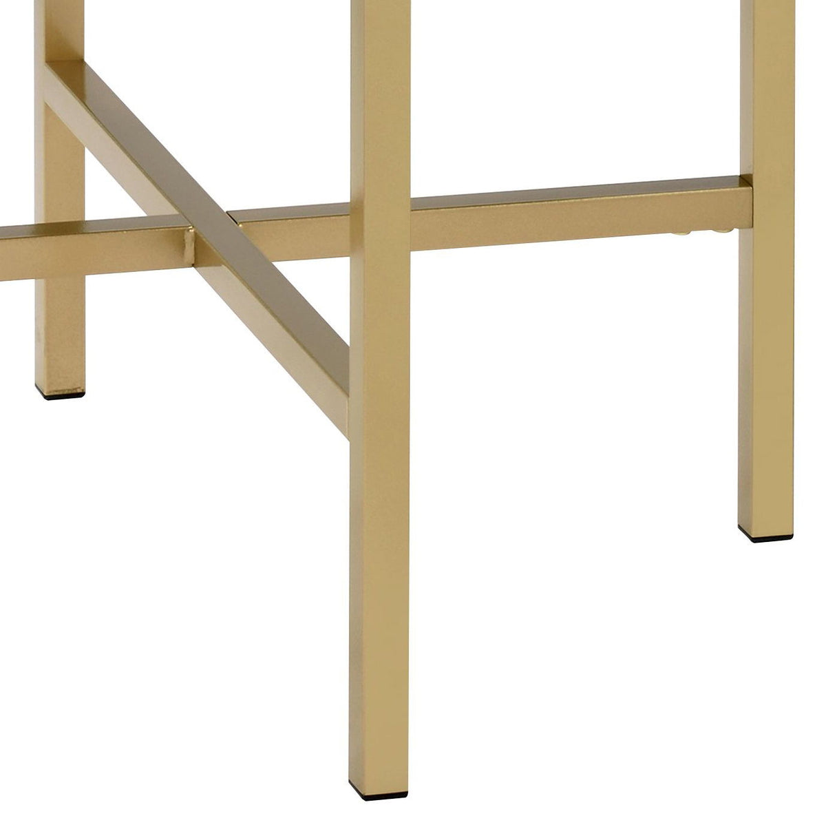 Mithea - End Table - Oak / Gold by Unique Piece Furniture