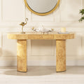 Jesse - Single Drawer Oval Computer Desk by Unique Piece Furniture