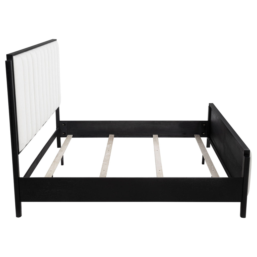 Brookmead 60-inch Upholstered Eastern King Bed Black by Unique Piece Furniture
