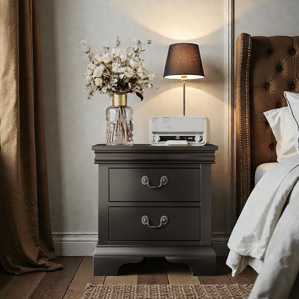 Nightstand With 2 Drawers by Unique Piece Furniture