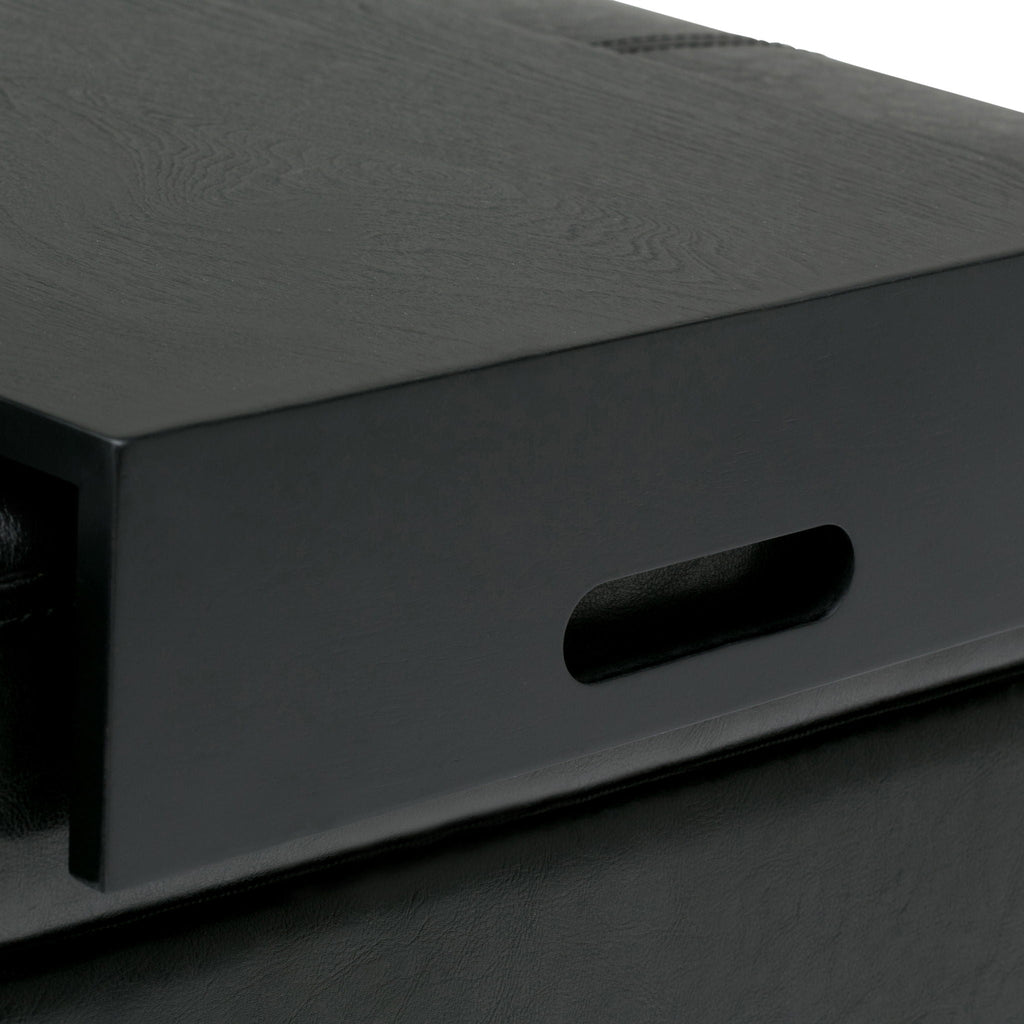 Oregon - Contemporary Storage Ottoman Bench With Tray by Unique Piece Furniture