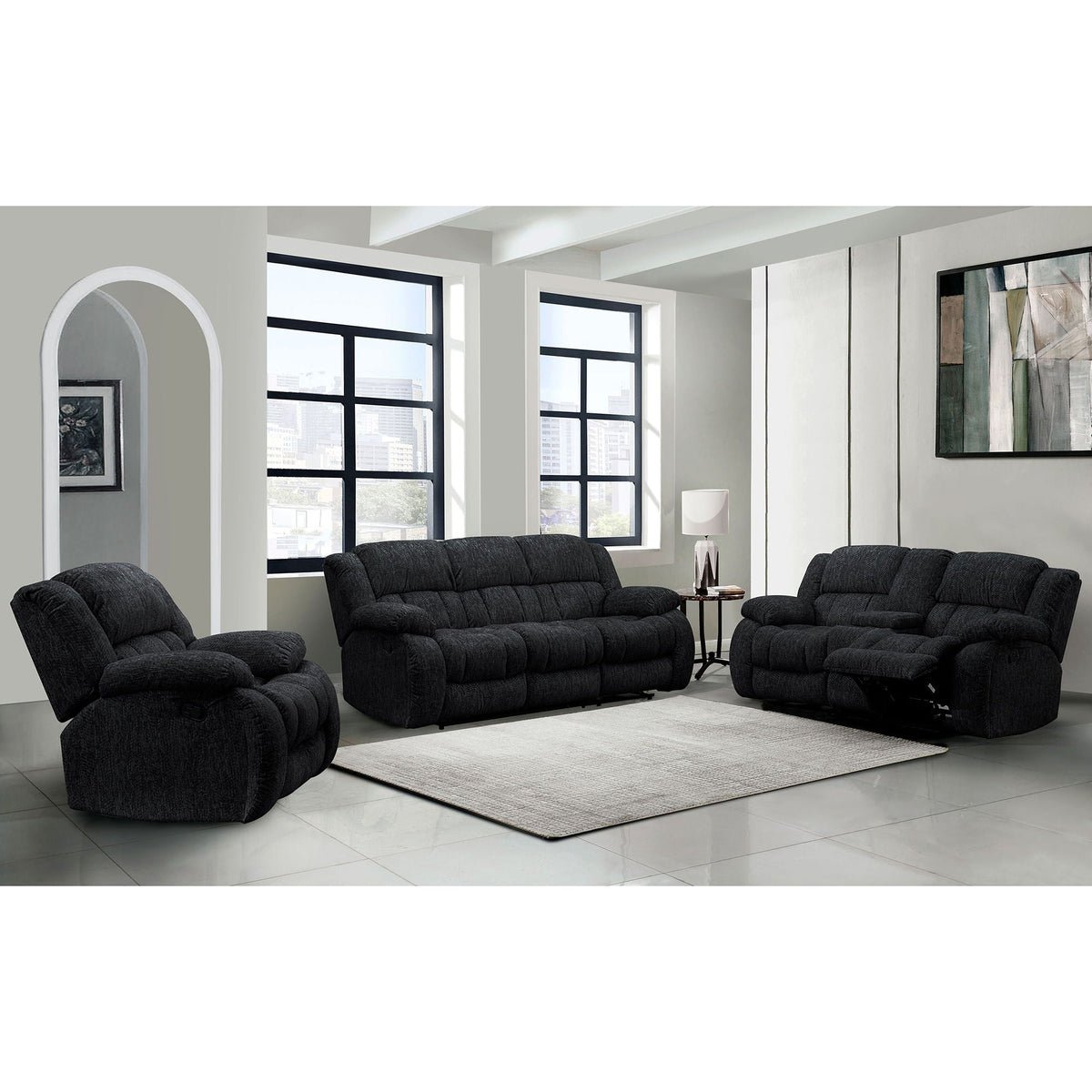 Stonic - Glider Recliner Modern Design by Unique Piece Furniture