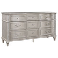 Evangeline 9-drawer Dresser Silver Oak by Unique Piece Furniture