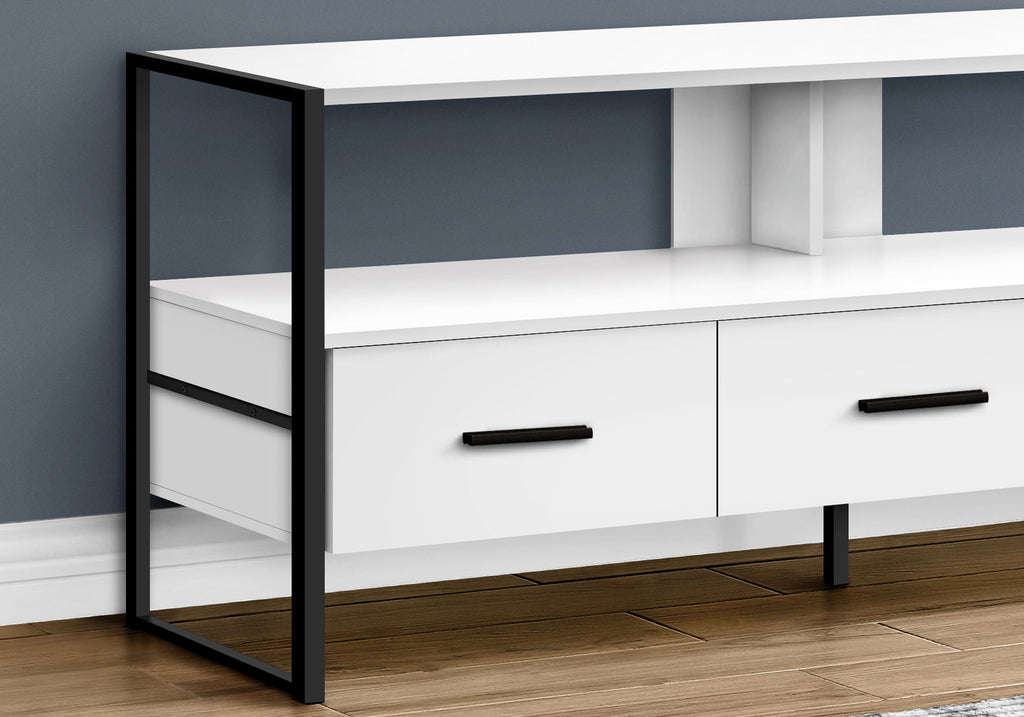 TV Stand, Console, Media Entertainment Center, Storage Drawers, Modern by Unique Piece Furniture