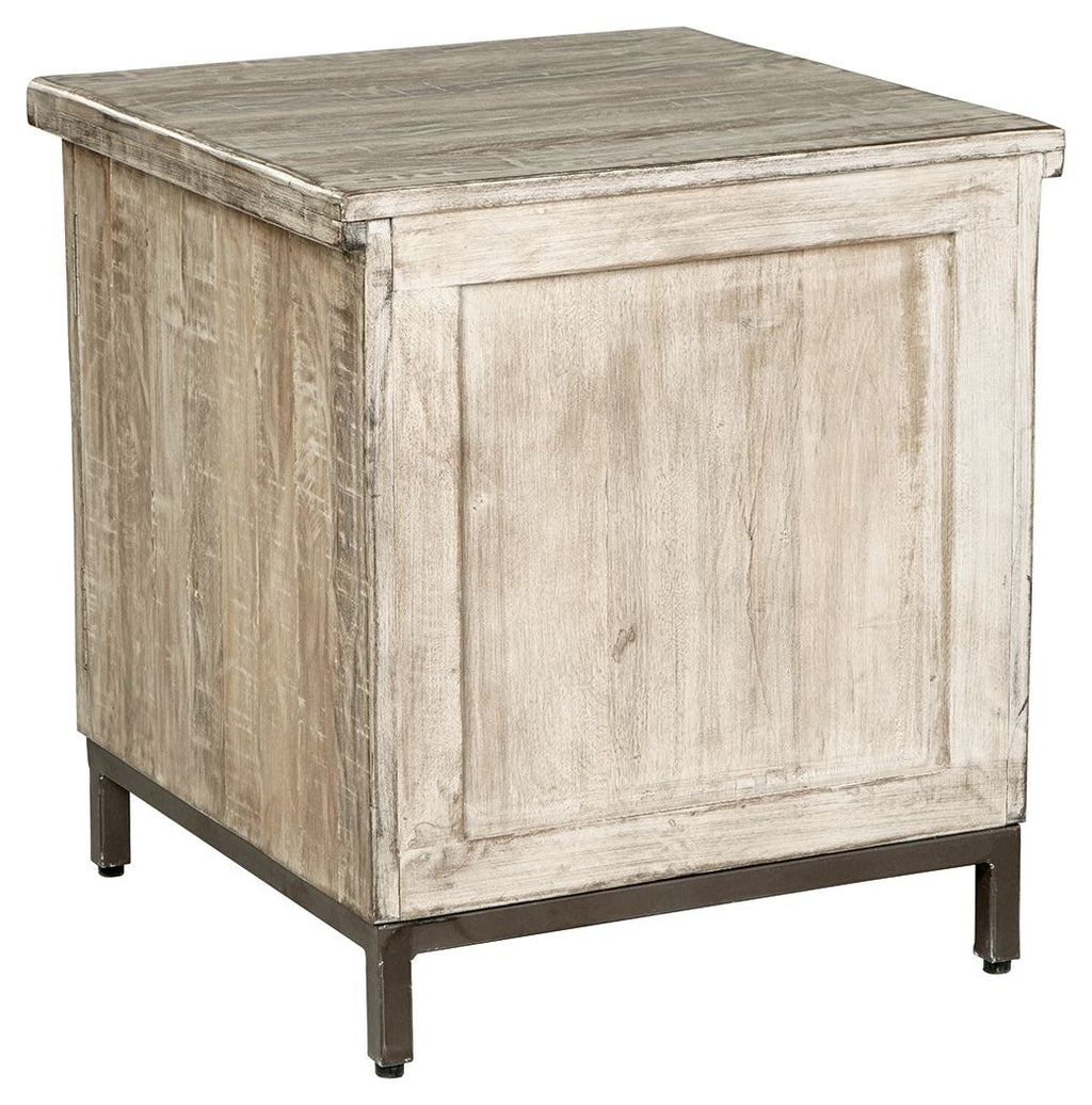 Laddford - Accent Cabinet - Shelf - Whitewash by Unique Piece Furniture