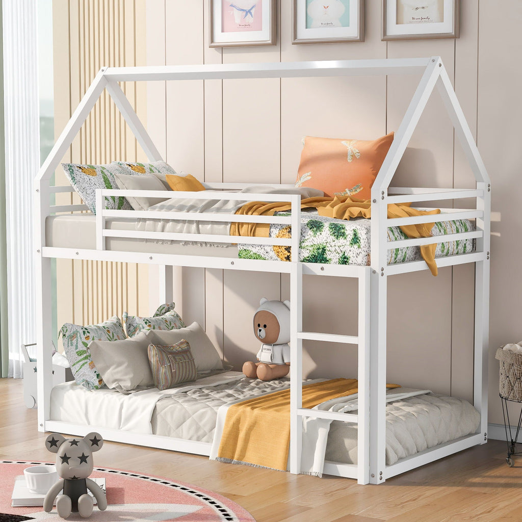 House Bunk Bed With Built In Ladder by Unique Piece Furniture