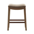 Saddle Counter Stool With High Density Foam by Unique Piece Furniture