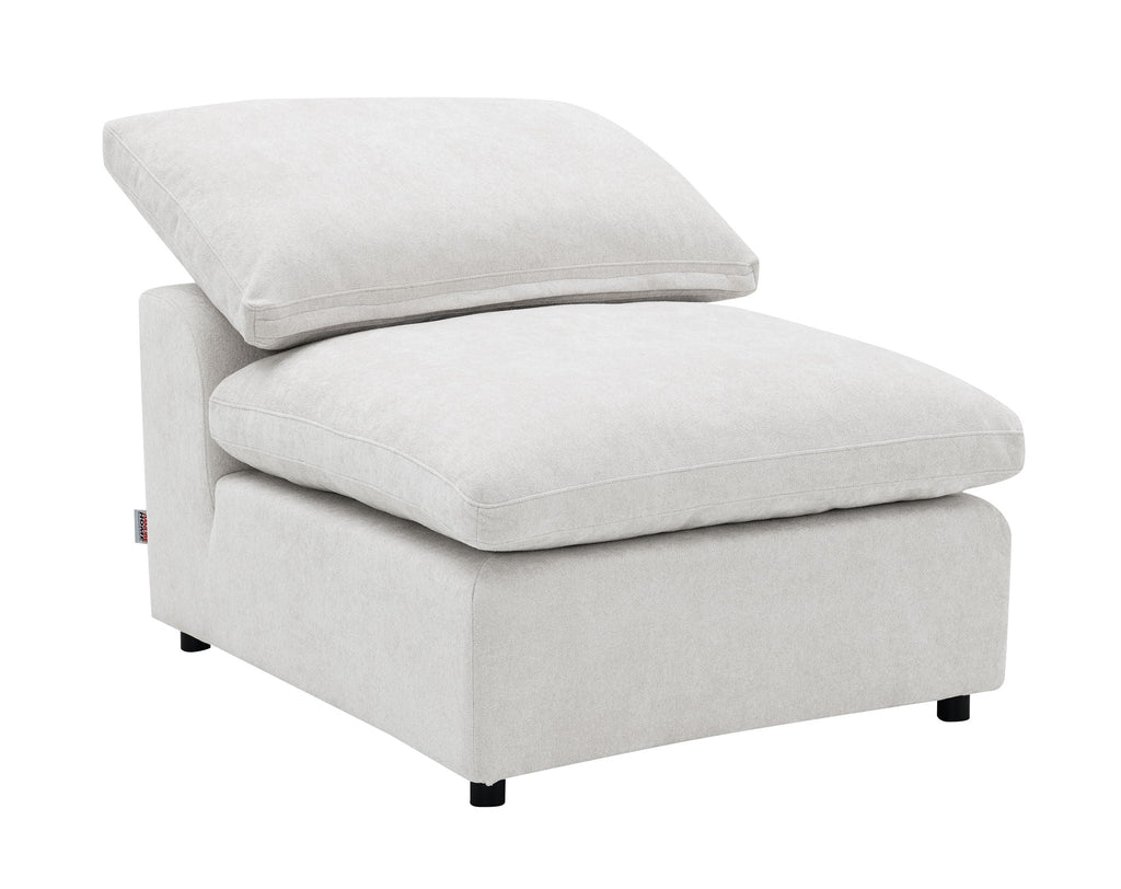Naveen - 6 Piece Modular Sectional - Ivory by Unique Piece Furniture