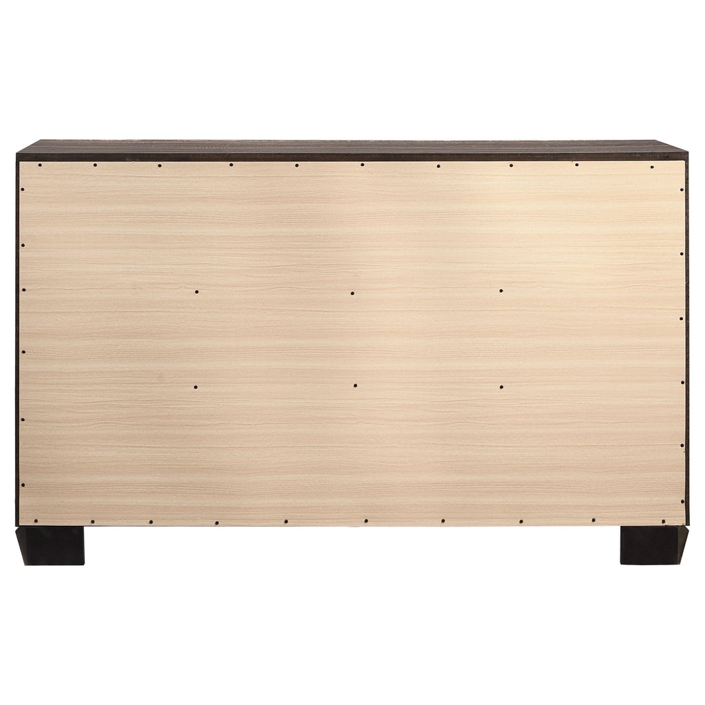 Kauffman 6-drawer Dresser Washed Taupe by Unique Piece Furniture