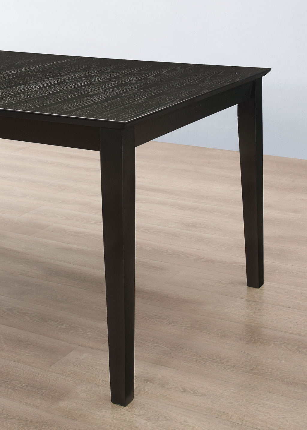 Louise Rectangular 78-inch Extension Leaf Dining Table Black by Unique Piece Furniture