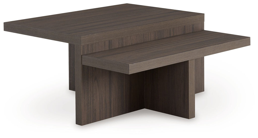 Zendex - Occasional Table Set (Set of 2) - Brown by Unique Piece Furniture