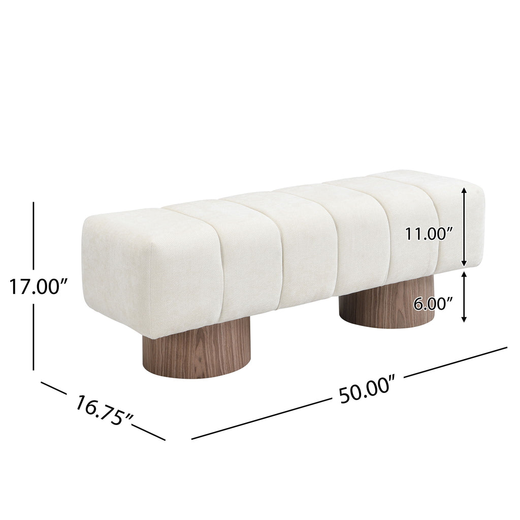 Upholstered Dining Bench For Dining Room by Unique Piece Furniture