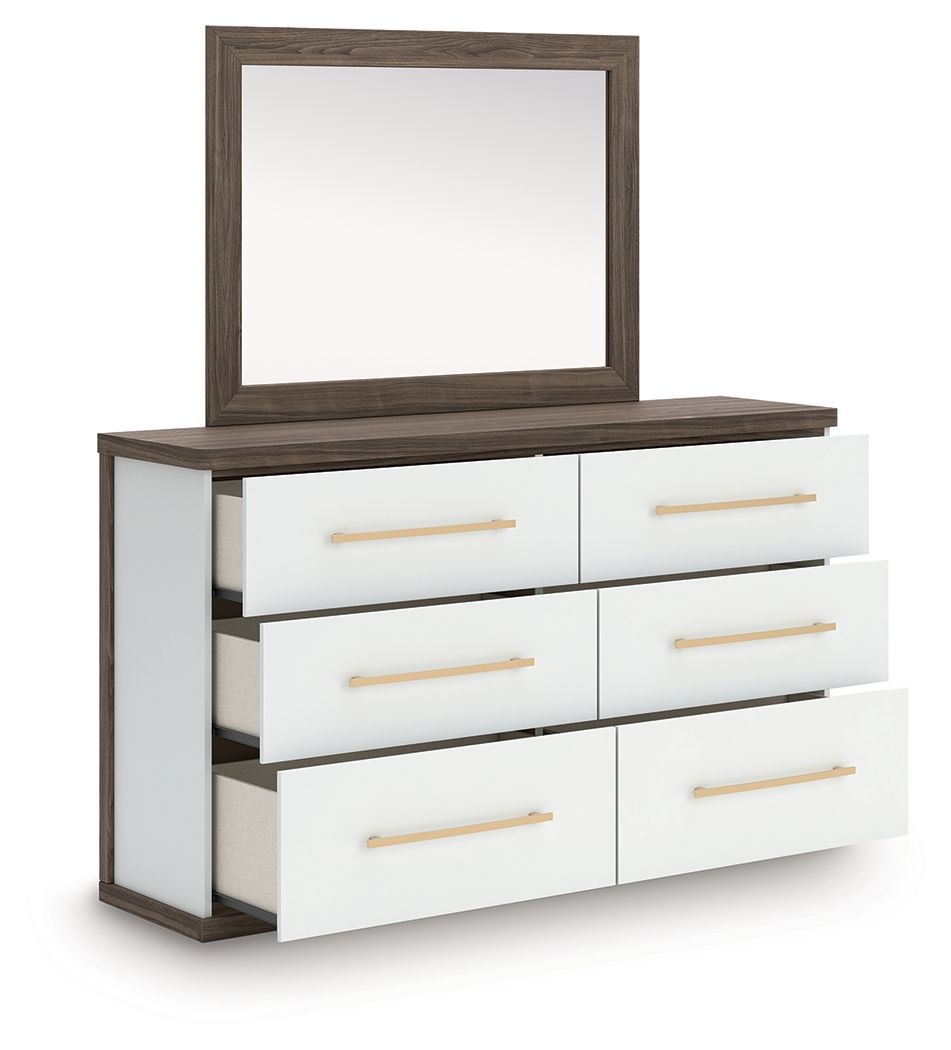 Kendanport - Six Drawer Dresser by Unique Piece Furniture