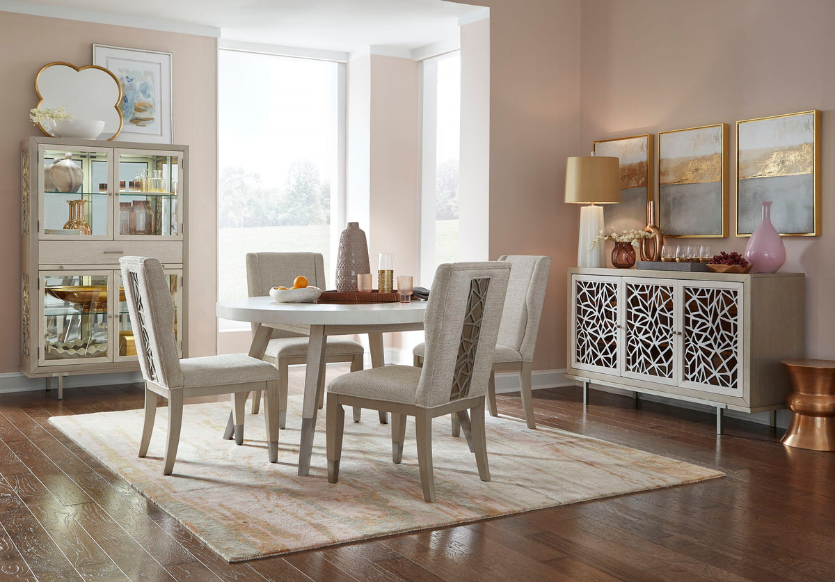 Lenox - Server - Warm Silver by Unique Piece Furniture