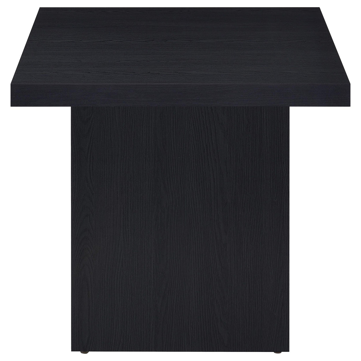 Max 2-piece Rectangular Coffee and End Table Set Black by Unique Piece Furniture