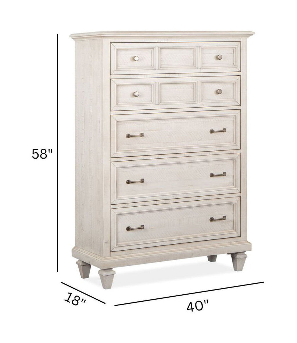 Newport - Drawer Chest - Alabaster by Unique Piece Furniture