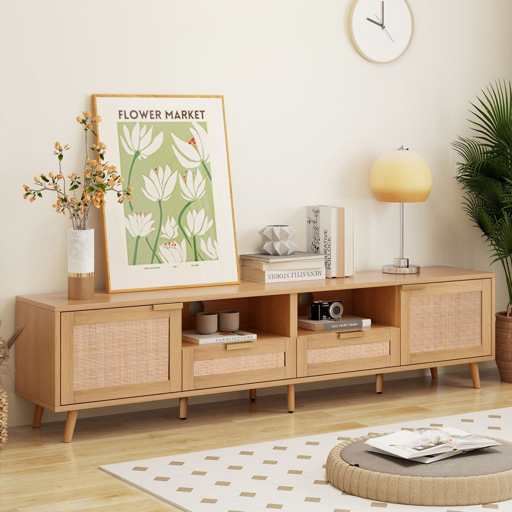 TV Stand, Media Console With Cable Management by Unique Piece Furniture