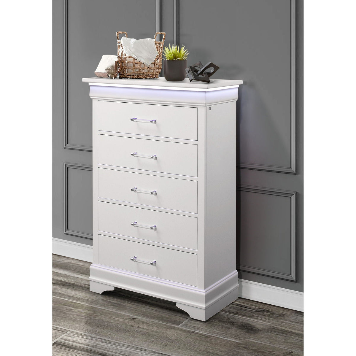 Charlston - Chest With LED by Unique Piece Furniture