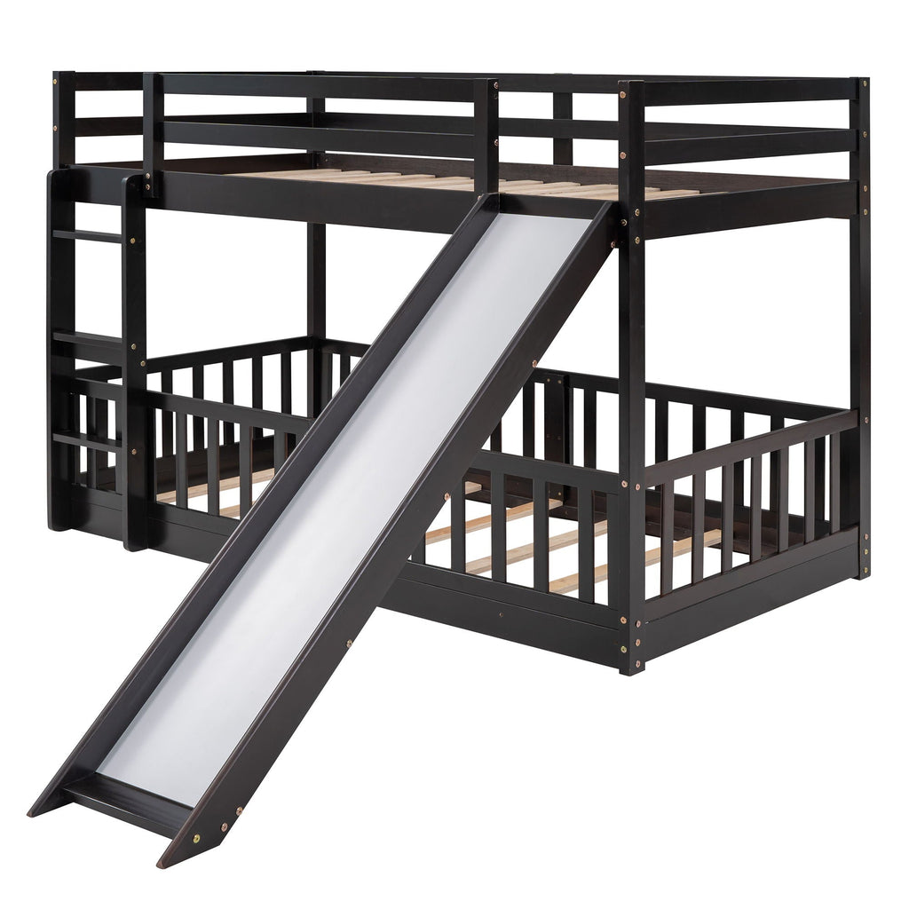 Bunk Bed With Convertible Ladder And Slide by Unique Piece Furniture