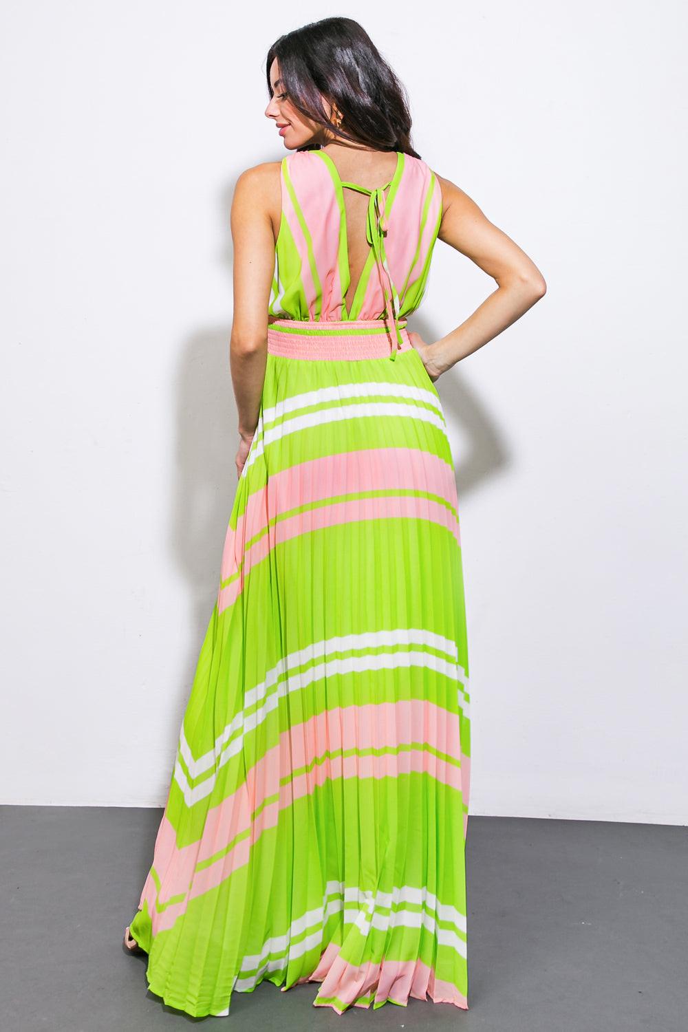 A QUICK TRIP WOVEN MAXI DRESS by Flying Tomato