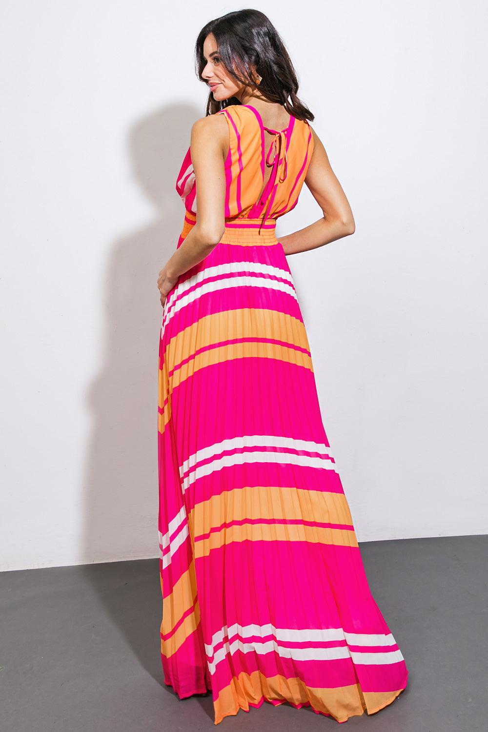 A QUICK TRIP WOVEN MAXI DRESS by Flying Tomato