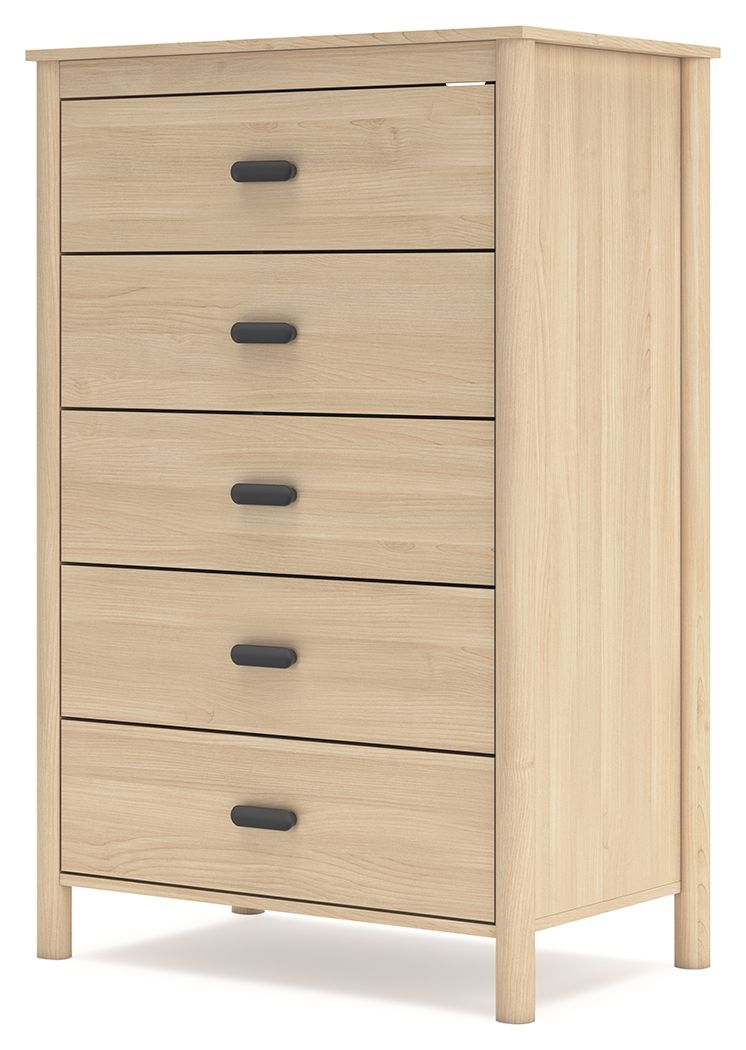 Cabinella - Five Drawer Chest - Tan by Unique Piece Furniture