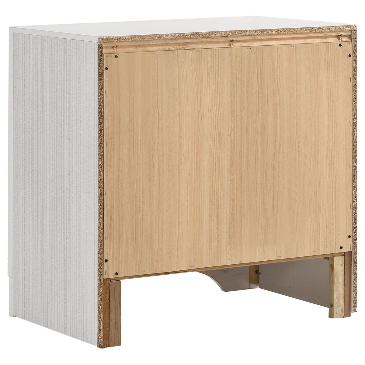 Miranda 3-drawer Nightstand Bedside Table White by Unique Piece Furniture