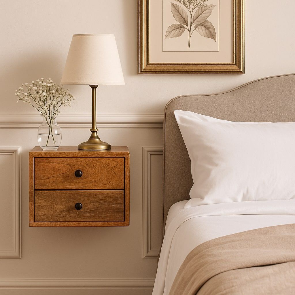 Solis - 1 Drawer Wall Mounted Nightstand by Unique Piece Furniture